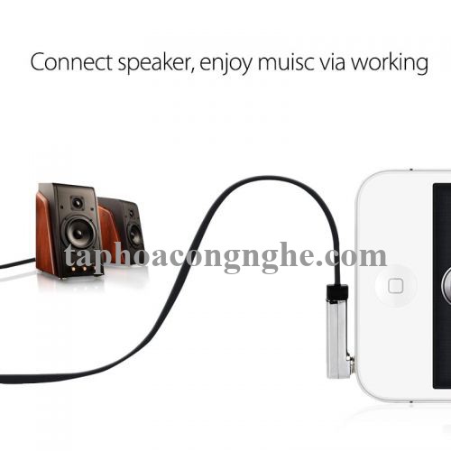 Ugreen 10731 5M màu Đen Cáp âm thanh 2 đầu 3.5mm dương dây dẹt 10731 30010731